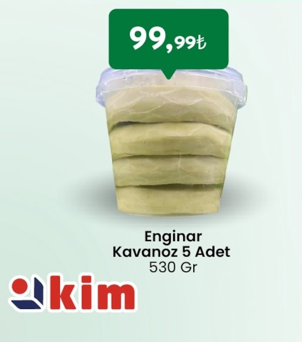 Enginar Kavanoz 5 Adet 530 Gr