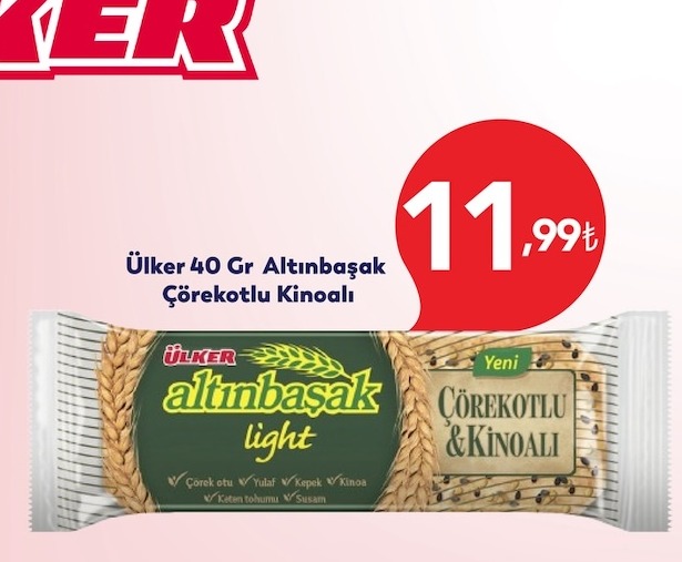 Ülker 40 Gr Altinbaşak Çörekotlu Kinoalı
