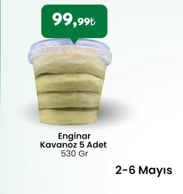 Enginar Kavanoz 5 Adet 530 Gr