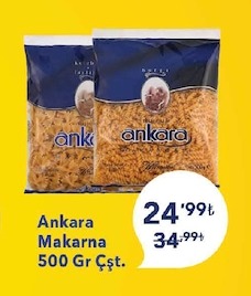Ankara Makarna 500 Gr Çeşitli