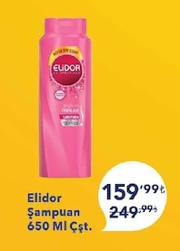 Elidor Şampuan 650 Ml Çeşitli