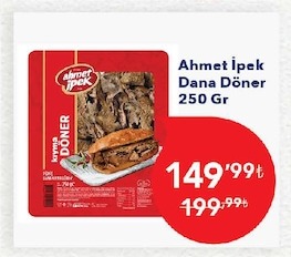 Ahmet İpek Dana Döner 250 Gr