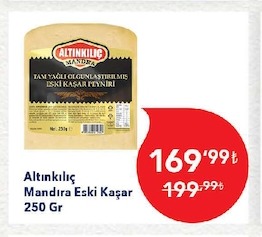Altinkiliç Mandira Eski Kaşar 250 Gr