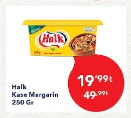 Halk Kase Margarin 250 Gr
