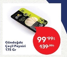 Gündoğdu Çeçil Peyniri 175 Gr