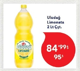 Uludağ Limonata 2 Lt