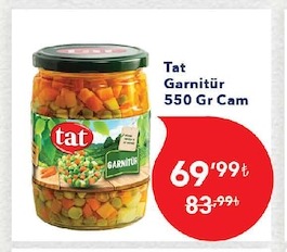 Tat Garnitür 550 Gr Cam