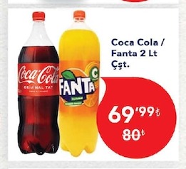 Coca Cola / Fanta 2 Lt Çeşit