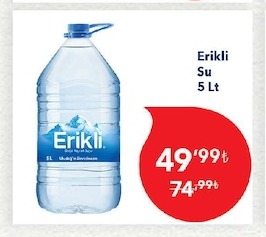 Erikli Su 5 Lt