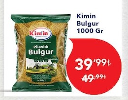 Kimin Pilavlık Bulgur 1000 Gr
