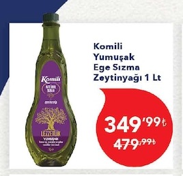 Komili Yumuşak Ege Sızma Zeytinyağı 1 Lt