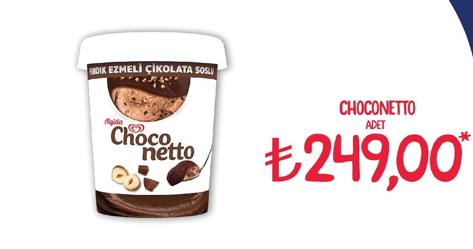 Algida Choconetto Fındık Ezmeli Çikolata Soslu 500Ml