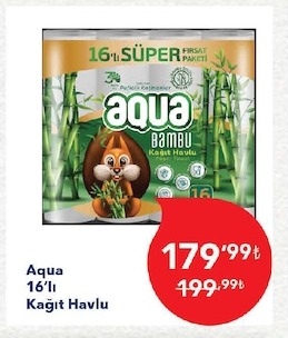 Aqua 16'Lı Kağıt Havlu