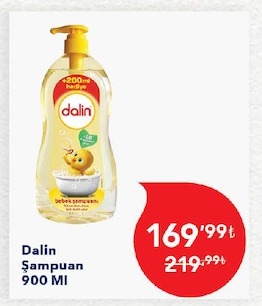 Dalin Şampuan 900 Mi