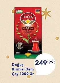 Doğuş Kırmızı Dem Çay 1000 Gr