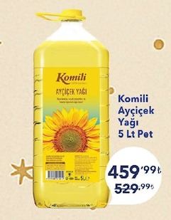 Komili Ayçiçek Yağı 5 Lt Pet