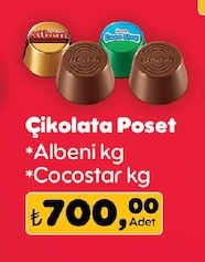 Çikolata Poşet Albeni Kg Cocostar Kg