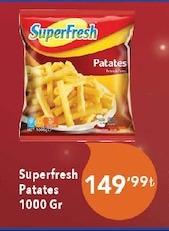 Superfresh Patates 1000 Gr
