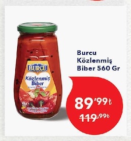 Burcu Közlenmiş Biber 560 Gr
