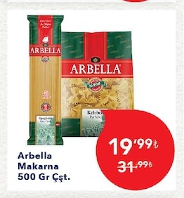 Arbella Makarna 500 Gr Çst.