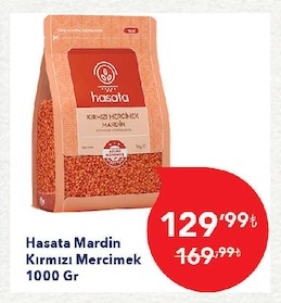 Hasata Mardin Kırmızı Mercimek 1000 Gr