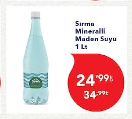 Sırma Mineralli Maden Suyu 1 Lt