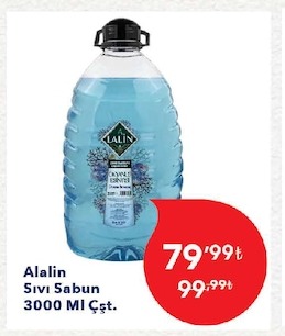 Alalin Sıvı Sabun 3000 Ml Çşt.
