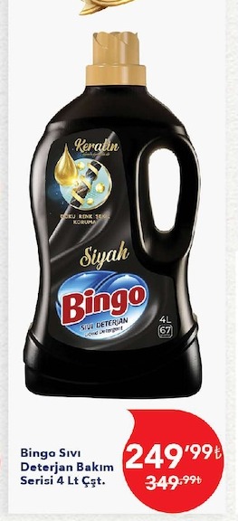 Bingo Sivi Deterjan Bakim Serisi 4 Lt Cep