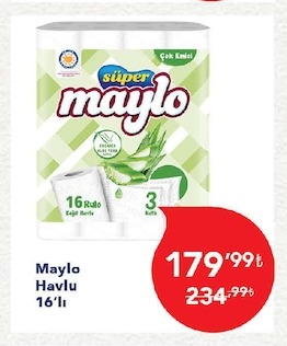 Maylo Havlu 16'Lı