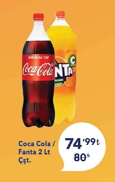 Coca Cola / Fanta 2 Lt Çşt.