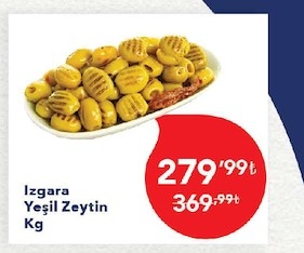 Izgara Yeşil Zeytin Kg