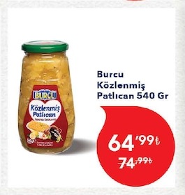Burcu Közlenmiş Patlıcan 540 Gr