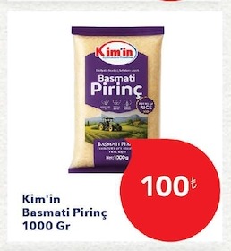 Kim'In Basmati Pirinç 1000 Gr