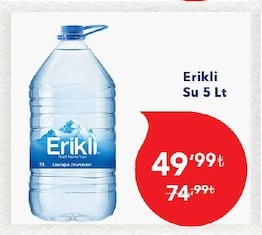 Erikli Su 5 Lt