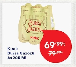 Kınık Bursa Gazozu 6X200 Ml