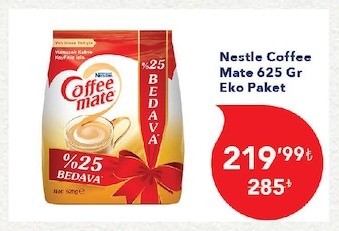 Nestle Coffee Mate 625 Gr Eko Paket