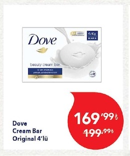 Dove Cream Bar Original 4'Lü