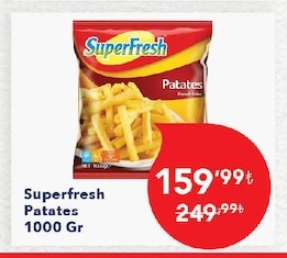 Superfresh Patates 1000 Gr