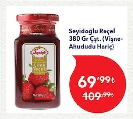Seyidoğlu Reçel 380 Gr Çşt. (Vişne-Ahududu Hariç)