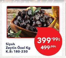 Siyah Zeytin Özel Kg K.B: 180-230