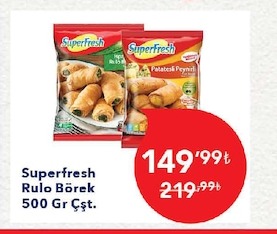 Superfresh Rulo Börek 500 Gr Çşt.