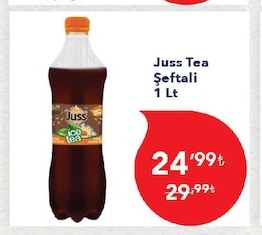 Juss Tea Şeftali 1 Lt