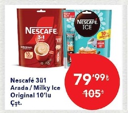 Nescafé 3Ü1 Arada / Milky Ice Original 10Lu Çşt.