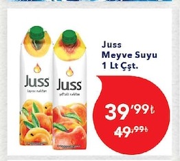 Juss Meyve Suyu 1 Lt Çşt.