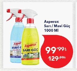 Asperox Sarı/Mavi Güç 1000 Ml