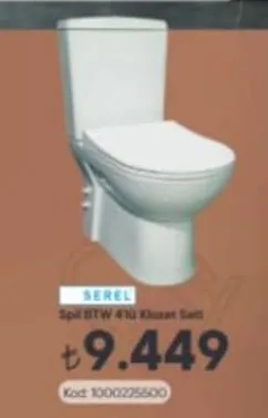 Serel Spl Btw 4'Lü Klozet Seti