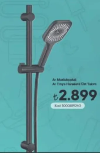 Ar Muslukculuk Ar Troya Hareketli Üst Takım