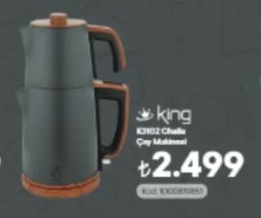 King K3102 Chalia Çay Makinesi