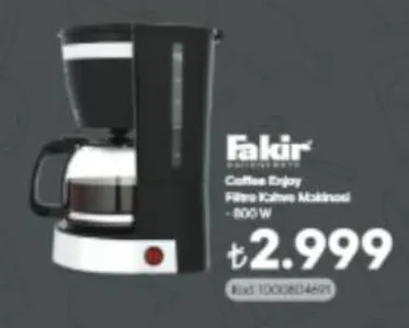 Fakir Coffee Enjoy Filtre Kahve Makinesi - 800 W