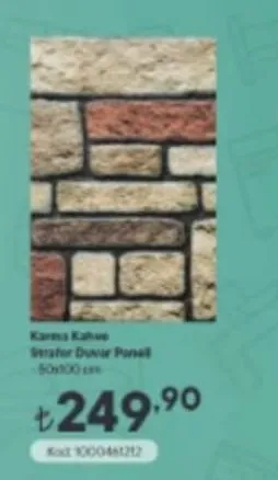 Karesa Kahve Serofor Duvar Paneli